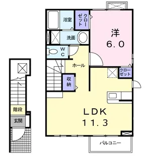 AR本牧【2階】の間取り