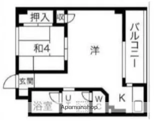 シャロン本厚木【4階】の間取り