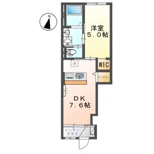 ラフィネ【1階】の間取り