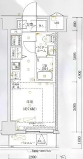 LUMEED横浜阪東橋【5階】の間取り