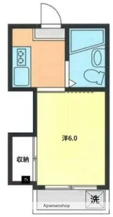 英桜コーポ【1階】の間取り