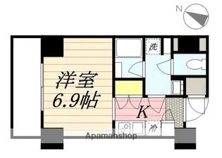 メイクスデザイン横浜阪東橋【4階】の間取り