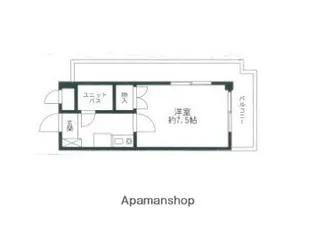 フォート金沢八景相川ビルⅡ【4階】の間取り
