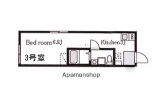 WEST横浜【4階】の間取り