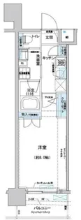 プレディアンスフォート磯子マキシヴ【2階】の間取り
