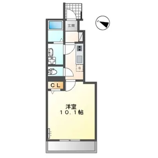 シリウスヴィア【1階】の間取り