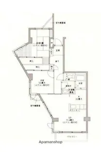 シェ・ノートフ桑原台【4階】の間取り