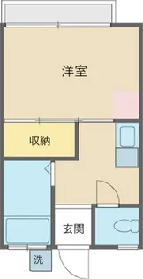 ポルシェ厚木【203号室号室】の間取り