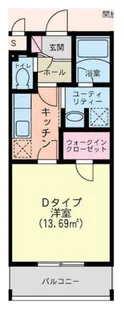 プログレス【202号室】の間取り