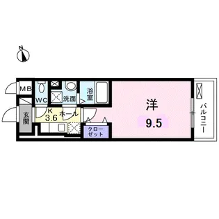 エトワール【2階】の間取り
