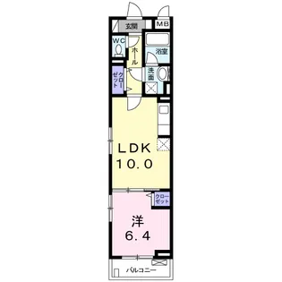 イーストヒルズⅢ【2階】の間取り