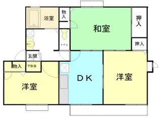 アベニューKIII【202号室】の間取り