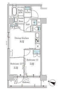 パークアクシス西馬込【3階】の間取り