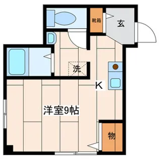ドエル左岸【1階】の間取り