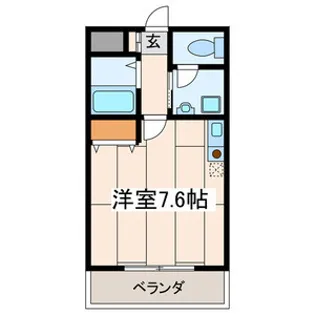 ヴェルテHATAYAMA【3階】の間取り