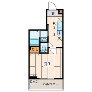 ラ・フォレ ヒダカ 磯子【3階】の間取り