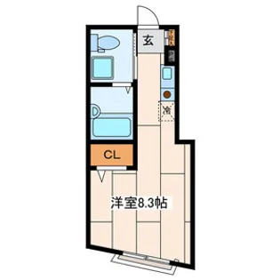 QUADRIFOGLIOⅡ(クアドリフォリオ2)【3階】の間取り