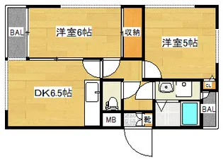 セシリアみなみ【3階】の間取り