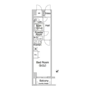 コンフォリアたまプラーザ【1階】の間取り