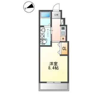 セレッソ鶴巻【1階】の間取り