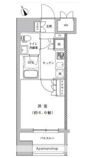 RISING PLACE 川崎【10階】の間取り