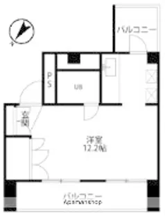 伊勢佐木町ロイヤル【8階】の間取り