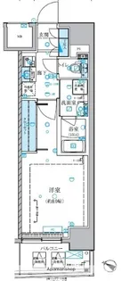 ベルシード横濱大通り公園【8階】の間取り