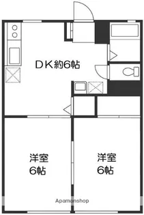 サンライフ219【1階】の間取り