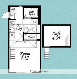 BEAMSPINE【2階】の間取り