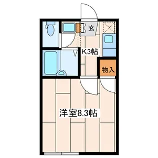 シルエーラ豊永【1階】の間取り