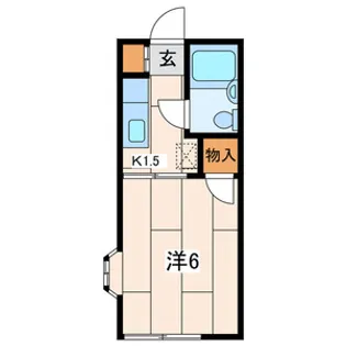 サンハイツ【1階】の間取り