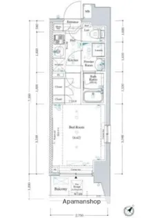 PLOPF川崎八丁畷【6階】の間取り