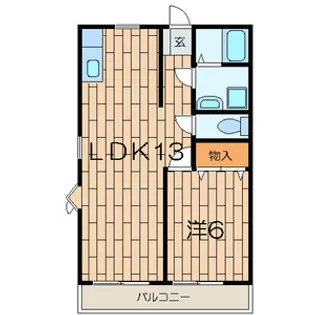アコルデ妙蓮寺【2階】の間取り