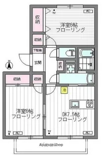コーエー日吉パル弐番館【2階】の間取り