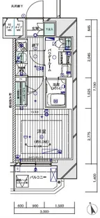 メインステージ川崎クロシアⅠ【10階】の間取り
