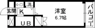 ジョイフル玉川学園【2階】の間取り