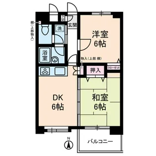 カピトール川崎Ⅰ【5階】の間取り