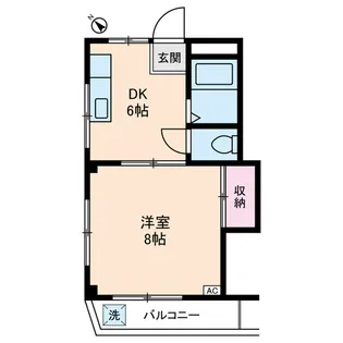 浅間下コーポ【2階】の間取り