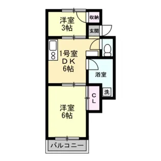 トシダビル【4階】の間取り