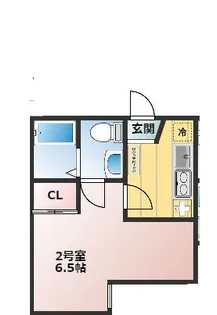 ベイルーム六浦B棟【1階】の間取り