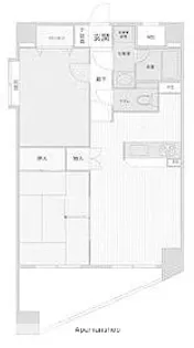 ダイアパレス横浜阪東橋【10階】の間取り