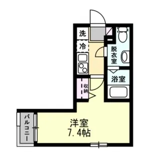 サウスプリオーレ【1階】の間取り