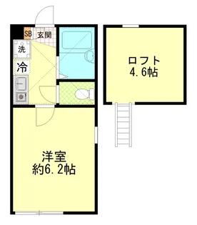 ルシェリア新丸子【1階】の間取り