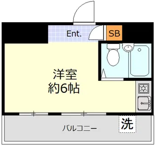 ポートハイム前里町【5階】の間取り