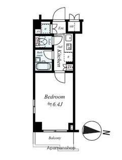 ルーブル武蔵新城【4階】の間取り