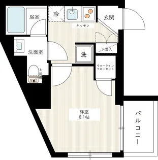 ハーモニーレジデンス品川荏原【6階】の間取り