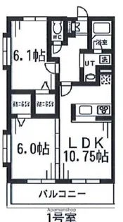 ルミエール鷺沼【3階】の間取り