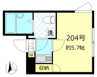 プリムローズ大森【2階】の間取り