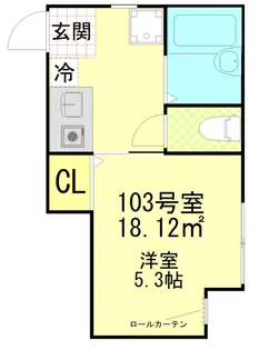 ラルーチェ武蔵小杉【1階】の間取り