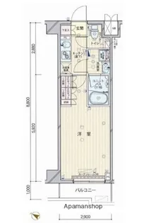 ルーブル川崎上平間弐番館【5階】の間取り